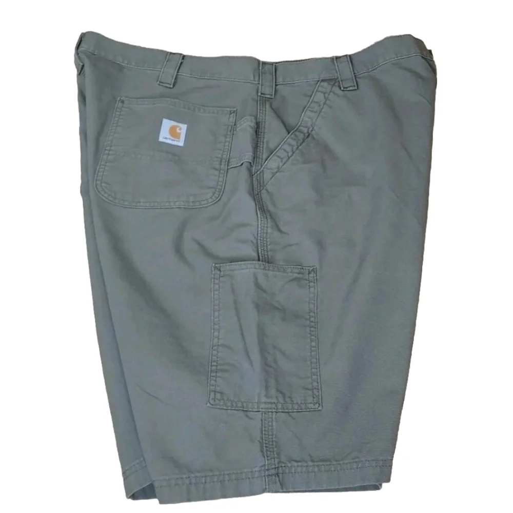 Carhartt 2 Carpenter Cargo Shorts Men 42 Brown Canvas Grunge Streetwear Y2k Vtg